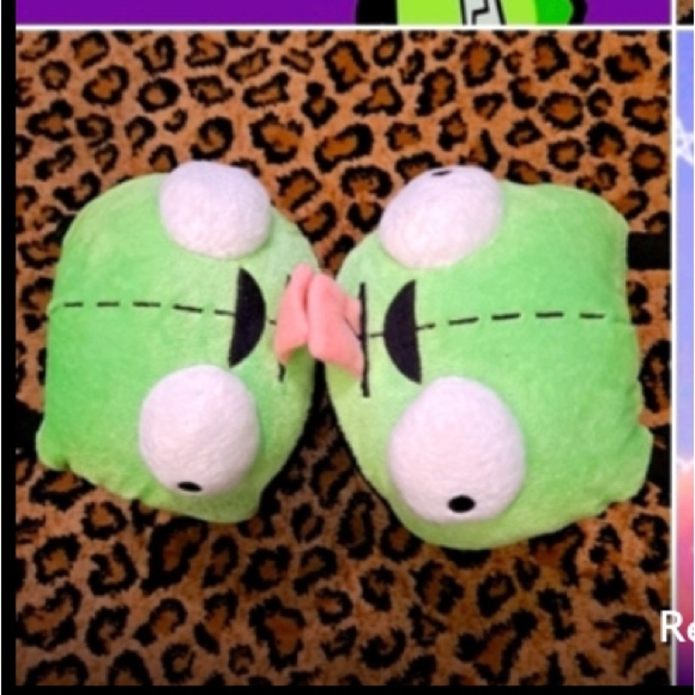 Invader Zim Gir Bed Slippers House Shoes